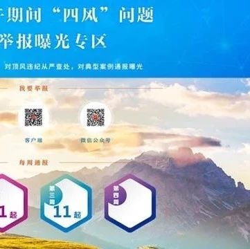 每周通报·第三周 | 五一、端午期间"四风"问题监督举报曝光专区通报11起典型案例