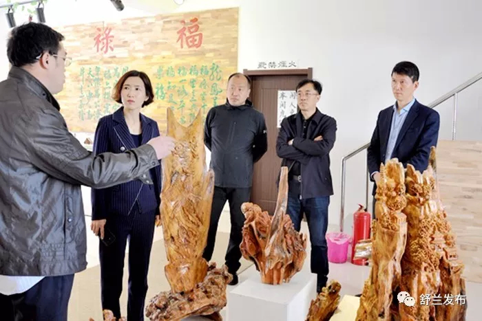 【文化】舒兰市领导调研文化产业发展情况