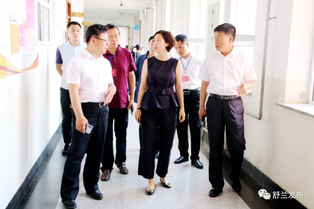 【中考】中考在即 舒兰市领导巡视考点考务工作
