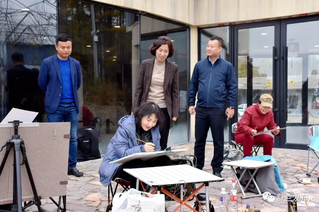 【采风】吉林市女美术家协会到“吉林雪乡·舒兰二合”开展写生活动