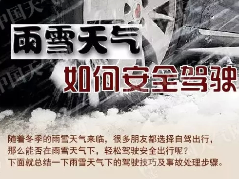 【提醒】雪天行车，这些必备行车技巧你知道吗？