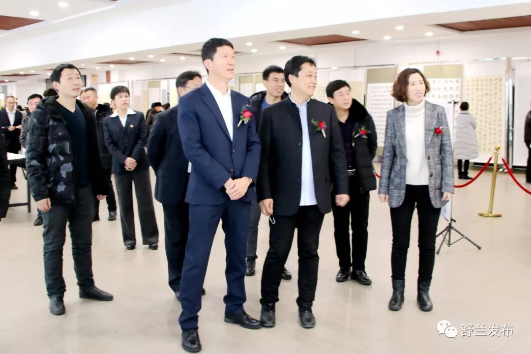 【教育】书韵琴心——吉林·舒兰教育系统师生迎新书法作品联展举行