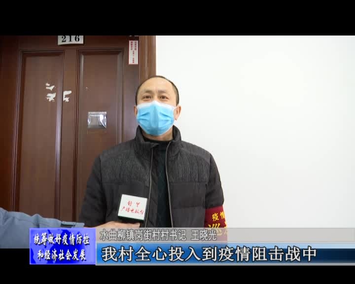 舒兰市水曲柳镇岗街村村民自发捐款 助力疫情防控
