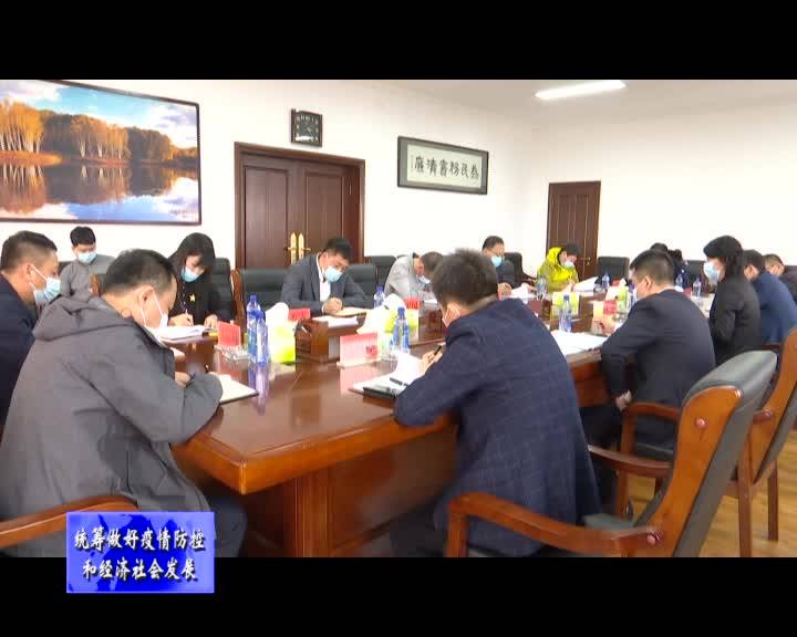 舒兰市政府召开党组(扩大)会议研究部署新冠肺炎疫情防控工作