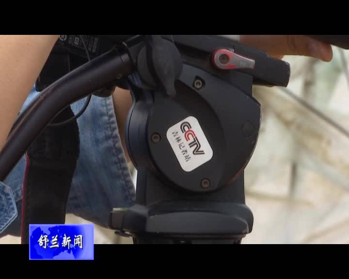 CCTV-17农业农村频道摄制组到舒兰市专题采访