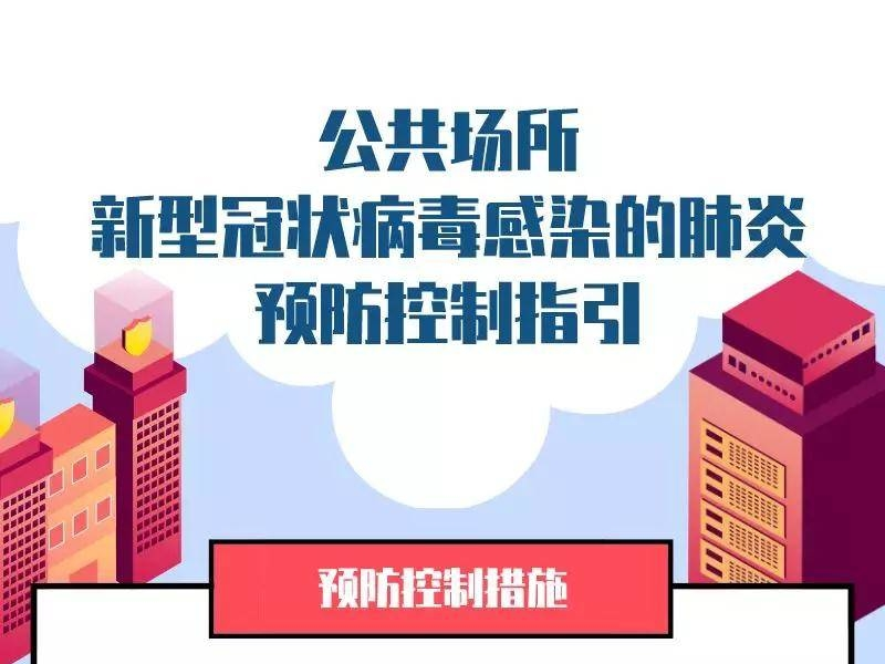 【提醒】公共场所新型冠状病毒感染的肺炎预防控制指引