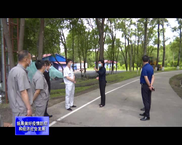 舒兰市市长金华调研企业常态化疫情防控和复工复产情况