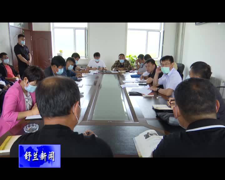 杨文坦到新安乡调研软弱涣散村党组织整顿及防汛工作
