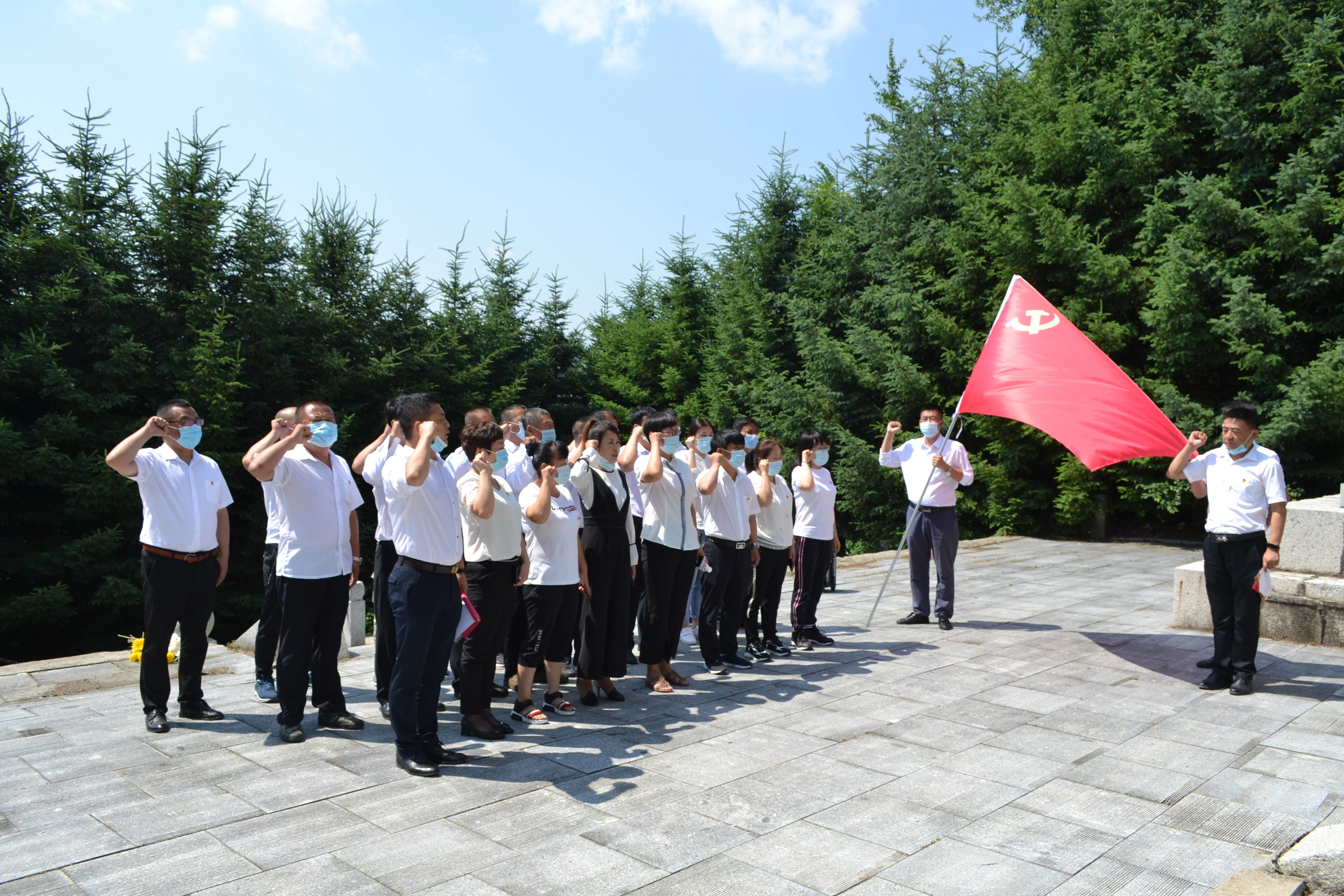 强党性·铸党魂——舒兰市水利局组织基层党支部联合开展主题党日活动