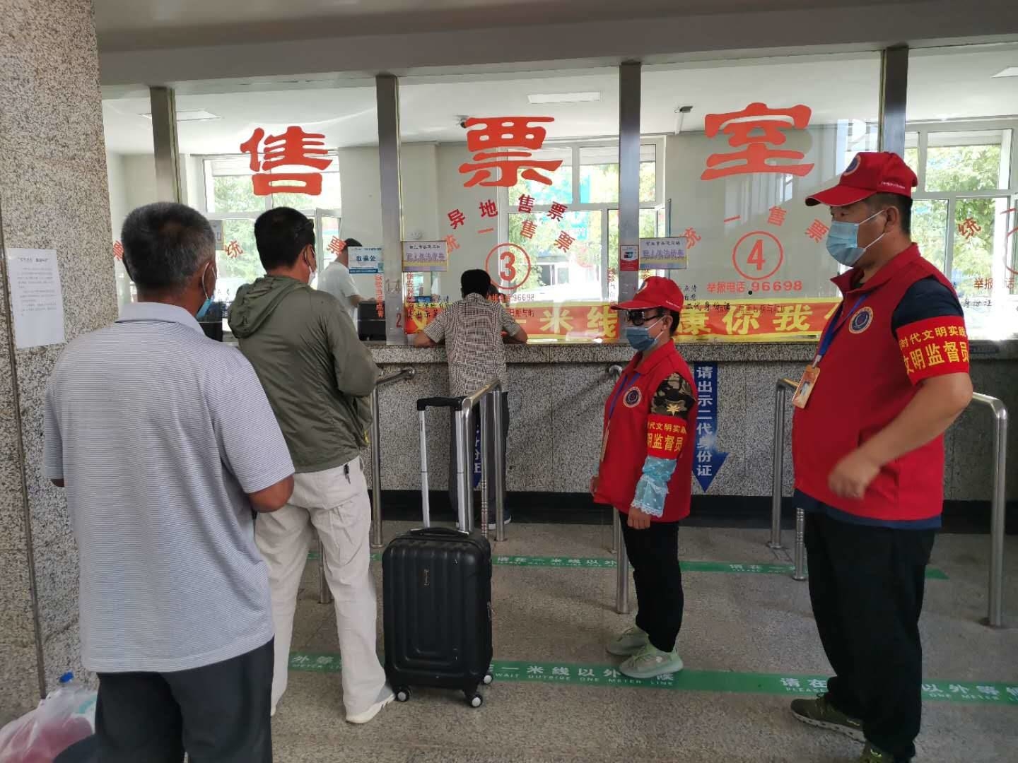 新时代文明实践 | 舒兰市新时代文明实践中心开展“防疫一米线”活动
