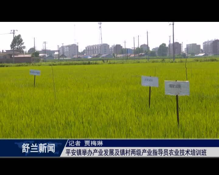 平安镇举办产业发展及镇村两级产业指导员农业技术培训班