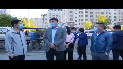 舒兰市领导检查常态化疫情防控工作