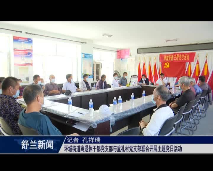 环城街道离退休干部党支部与重礼村党支部联合开展主题党日活动