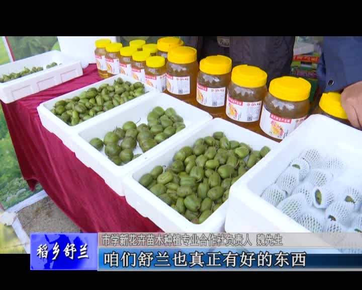 舒兰市举办“庆丰收 奔小康”农特产品推介会