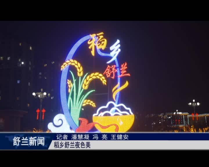 稻乡舒兰夜色美