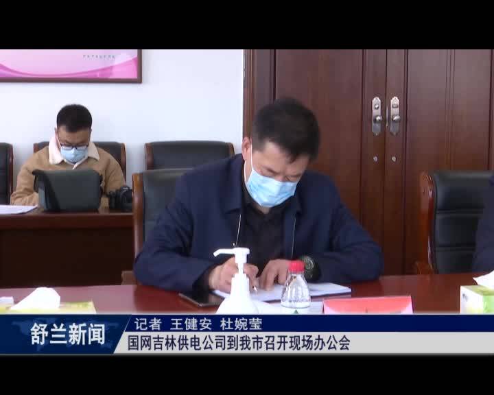 国网吉林供电公司到我市召开现场办公会