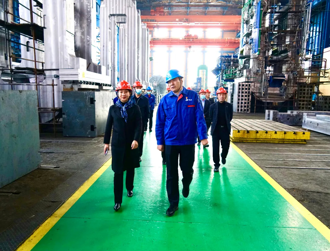 舒兰市市长金华带队赴中国一重集团洽谈合作事宜
