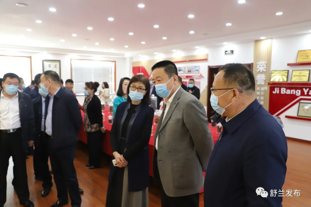 吉林市政协副主席马招利视察舒兰市优化营商环境工作