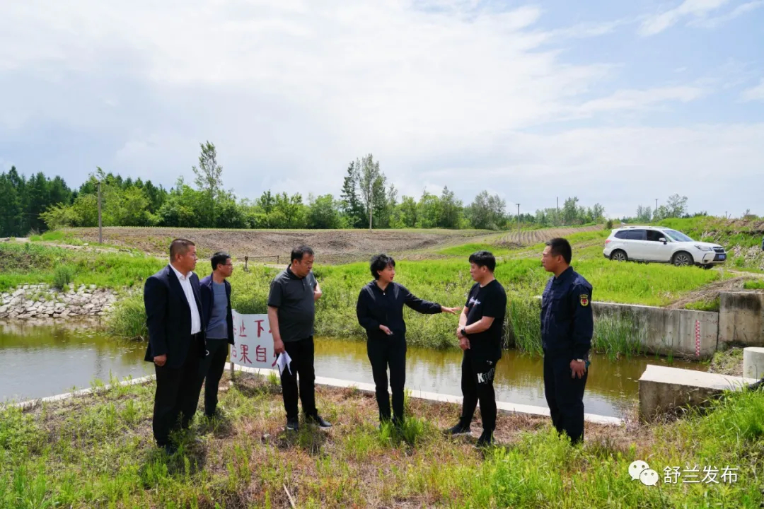舒兰市市长金华检查防汛工作