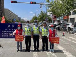 舒兰市公安局交管大队全力为高考考生保驾护航
