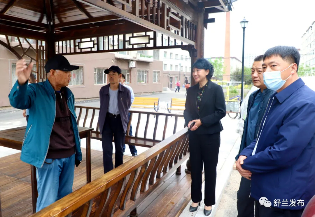 舒兰市市长金华调研老旧小区改造及人才公寓建设情况