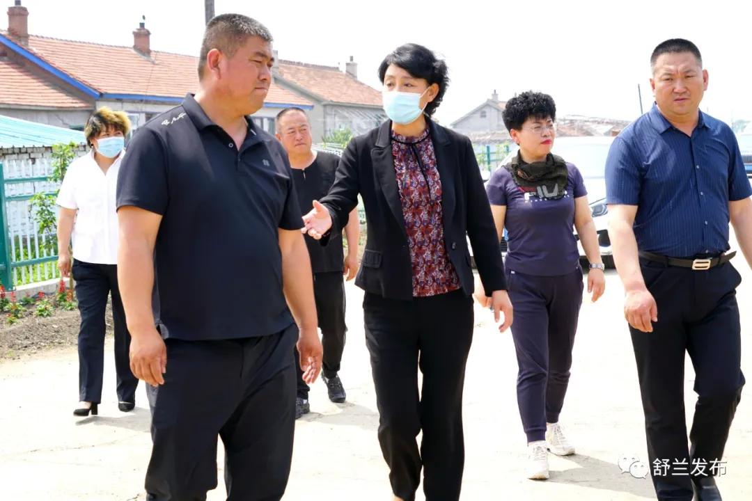舒兰市市长金华督导检查“七边”环境卫生治理工作并调研乡村产业发展情况