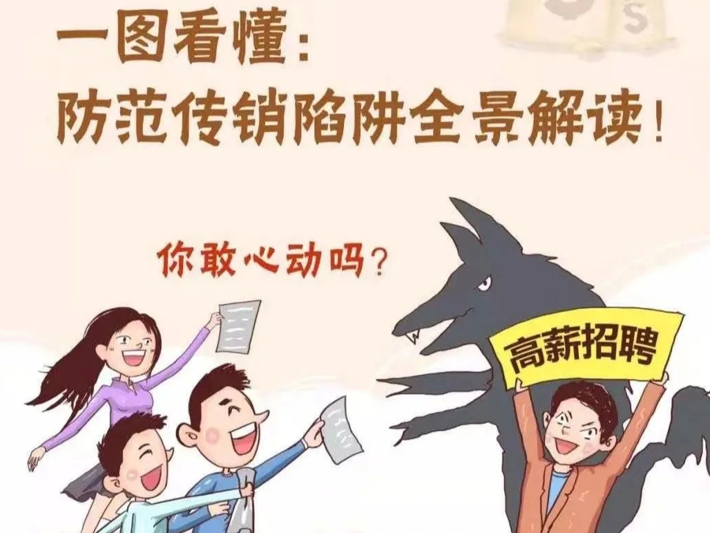 一图看懂：防范传销陷阱全景解读！