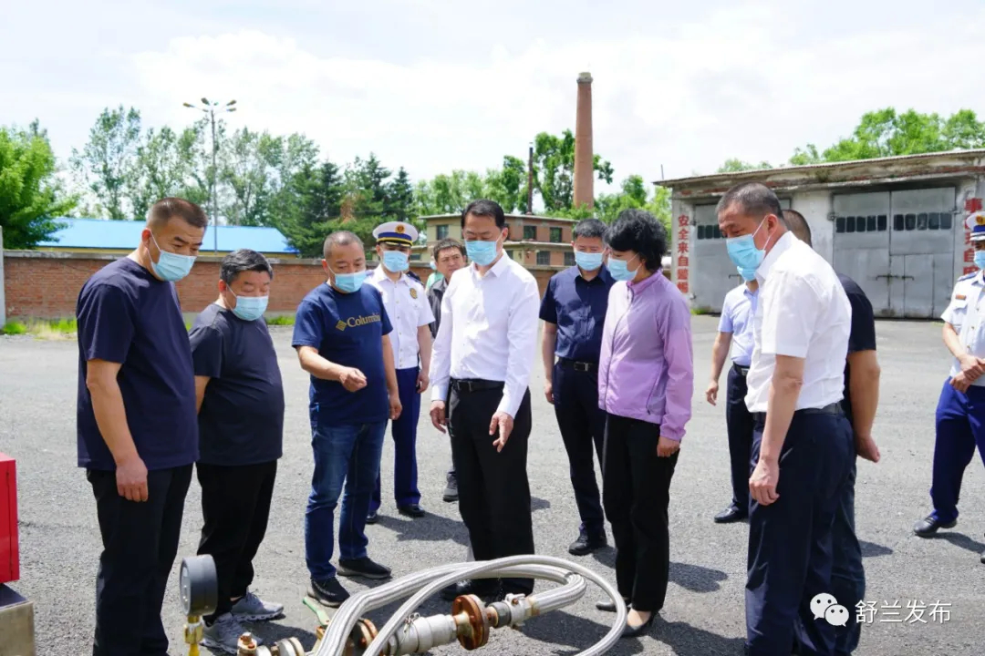吉林市委常委、舒兰市委书记张静辉带队调研重点工作