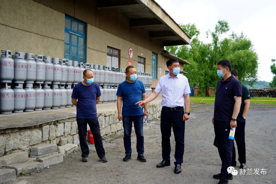 舒兰市领导开展安全生产工作检查