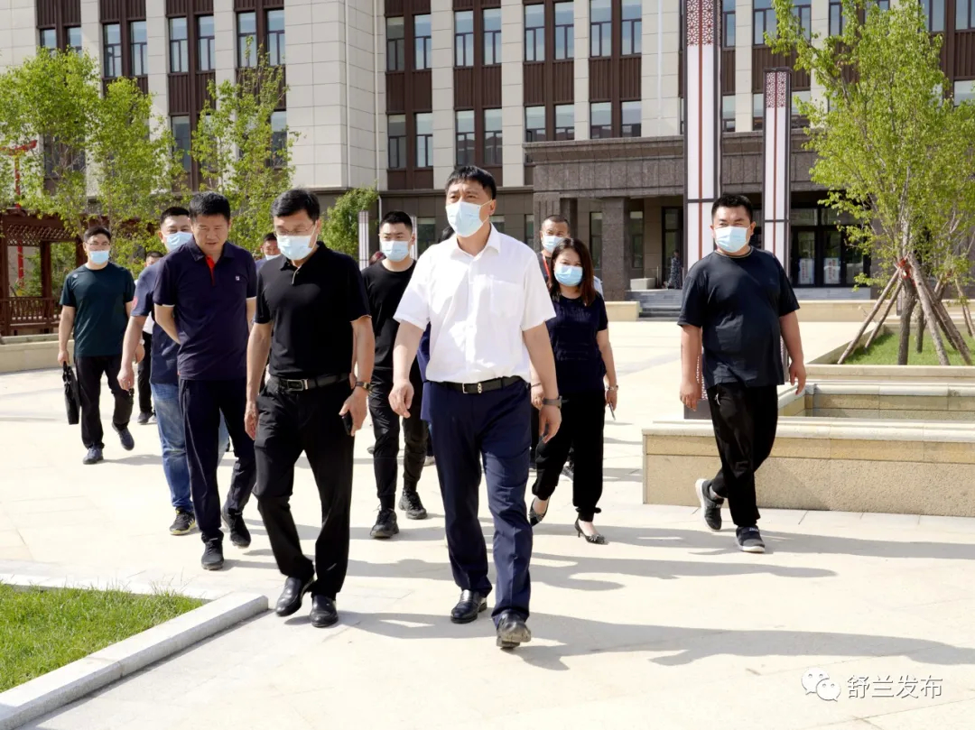 舒兰市领导检查调研建筑施工工地安全生产情况