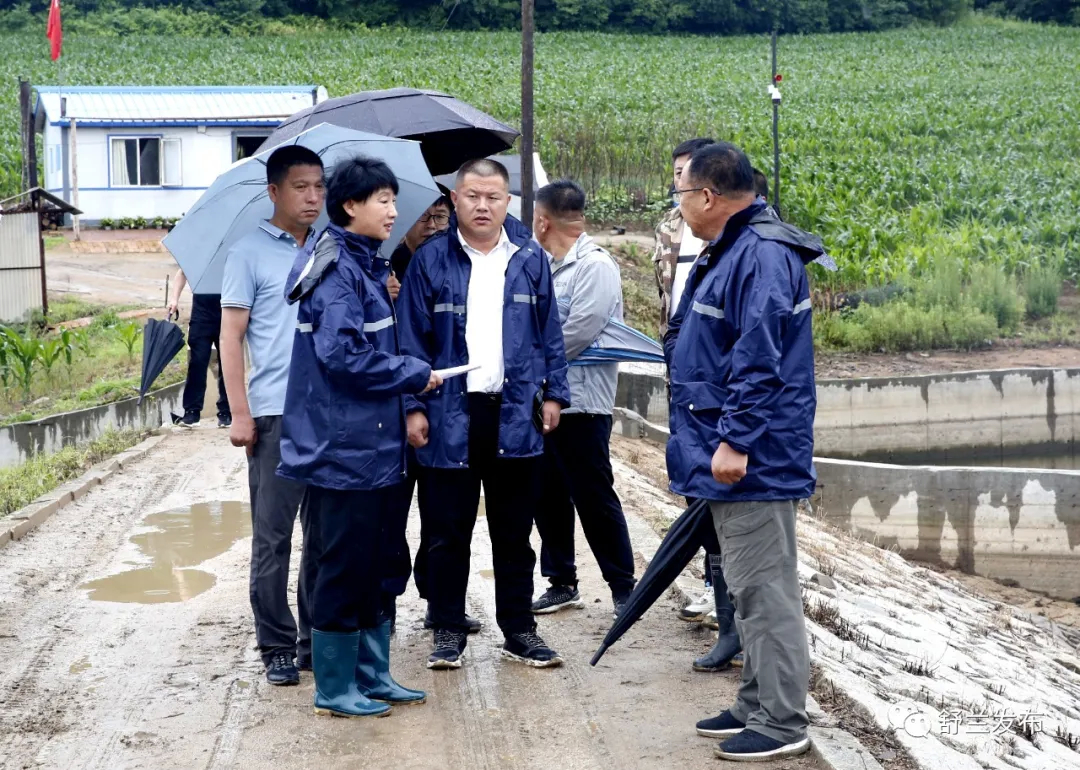 舒兰市市长金华检查防汛工作