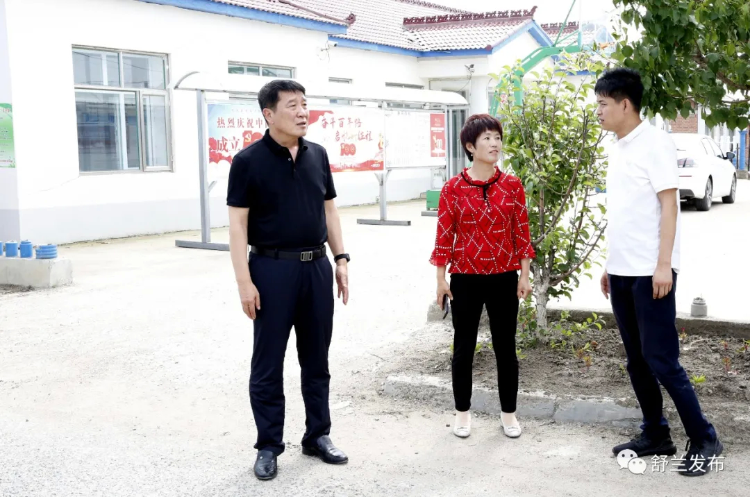 舒兰市人大常委会主任杨文坦督导换届工作并检查"七边"环境卫生治理工作