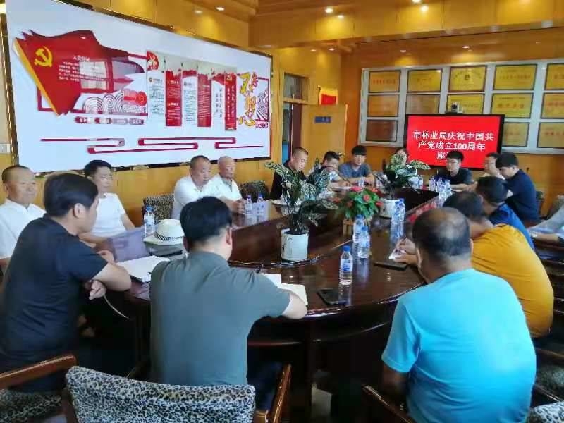 舒兰市林业局召开庆祝中国共产党成立100周年座谈会