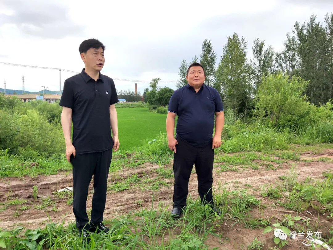 舒兰市领导检查防汛工作