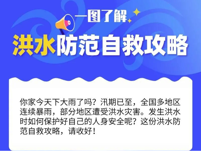 【安全提醒】 这份防汛安全常识请收好