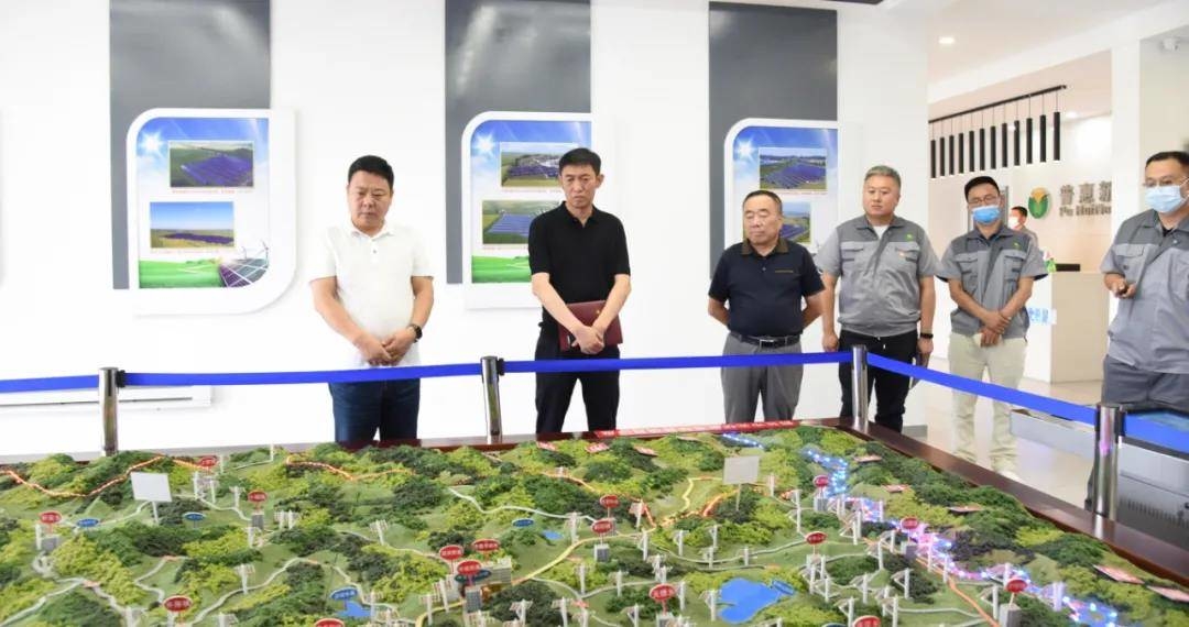 舒兰市领导到普惠公司和秸能公司调研工作