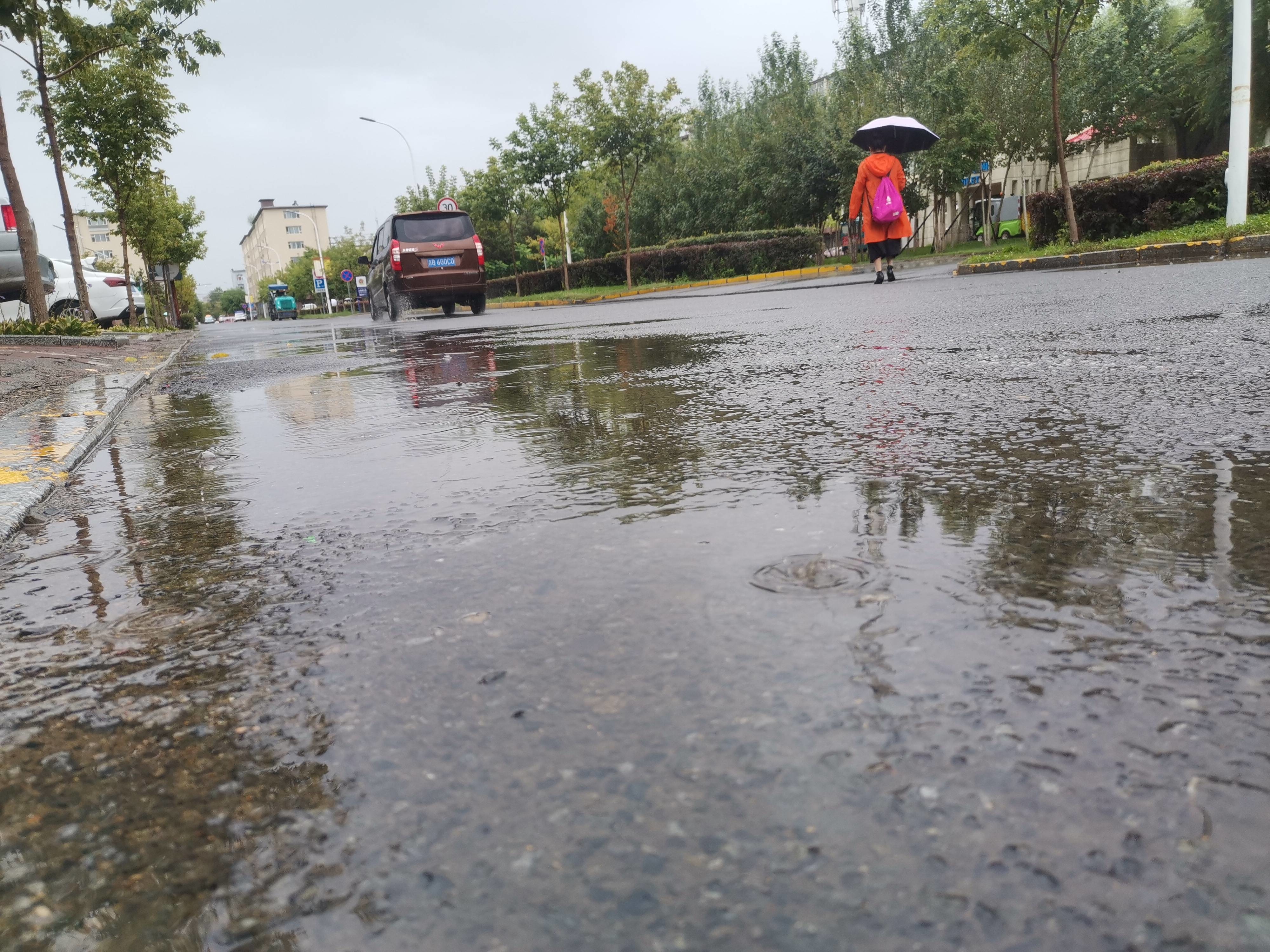 秋季雨天请您注意行车安全