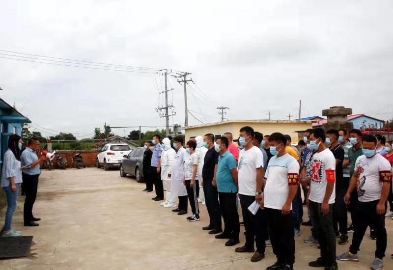 舒兰市平安镇开展农村新冠肺炎疫情防控应急演练