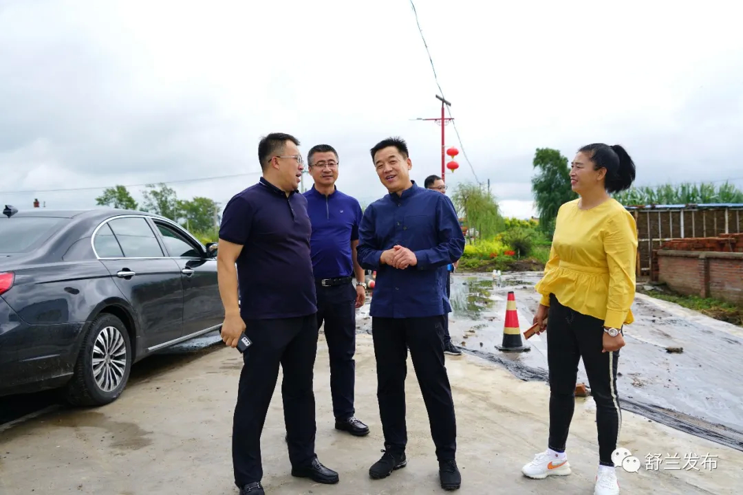 舒兰市领导督导检查疫苗接种情况、千村示范创建和换届工作