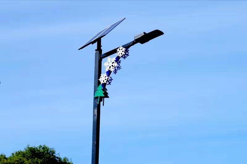 我为群众办实事丨舒兰市上营镇百盏节能路灯 点&ldquo;靓&rdquo;乡村新夜景