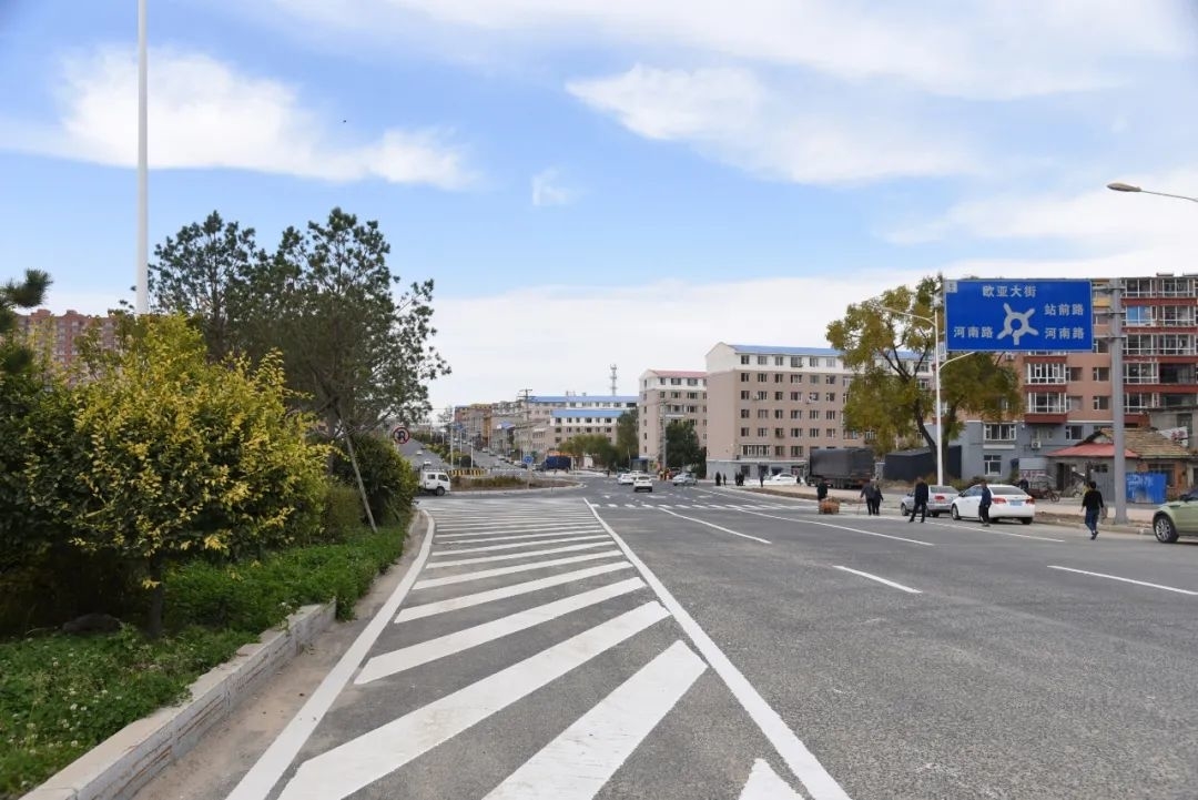 舒兰市欧亚大街交通环岛和跨顺水河桥正式通车！