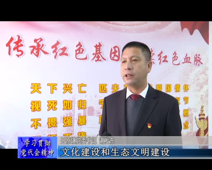 打造宜居宜业开原 建设和谐美丽乡村 为全面建设新开原而不懈奋斗&mdash;&mdash;访舒兰市开原镇党委书记 谢发东