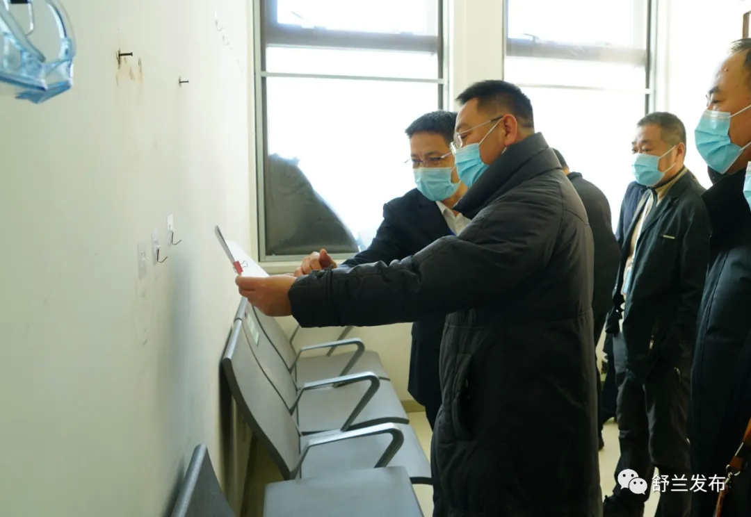 舒兰市委书记朱永忠督导检查疫情防控工作