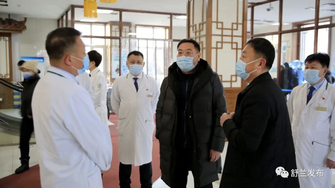 舒兰市委书记朱永忠开展春节前走访慰问并检查常态化疫情防控、安全生产等工作