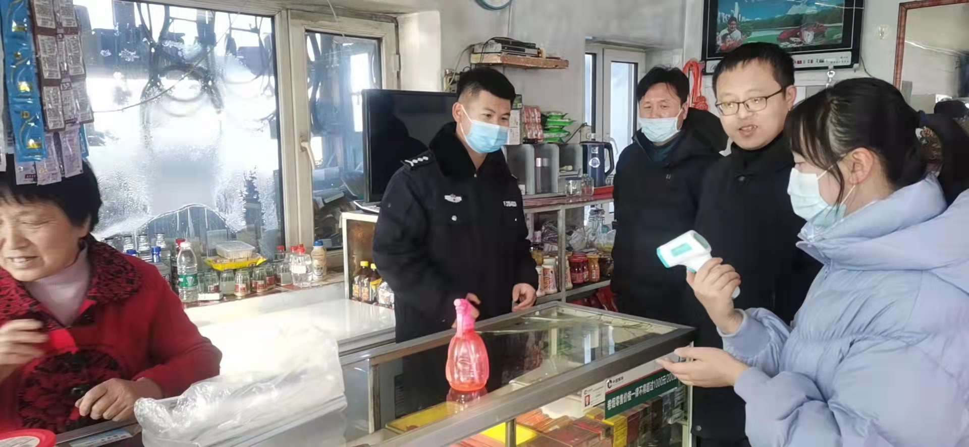 舒兰市朝阳镇严格落实常态化疫情防控工作