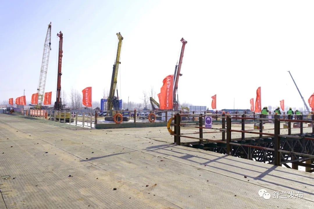 舒兰市白旗松花江大桥项目施工稳步推进