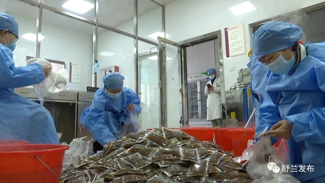 同心抗疫丨舒兰市中医院免费发放中药代茶饮助力疫情防控