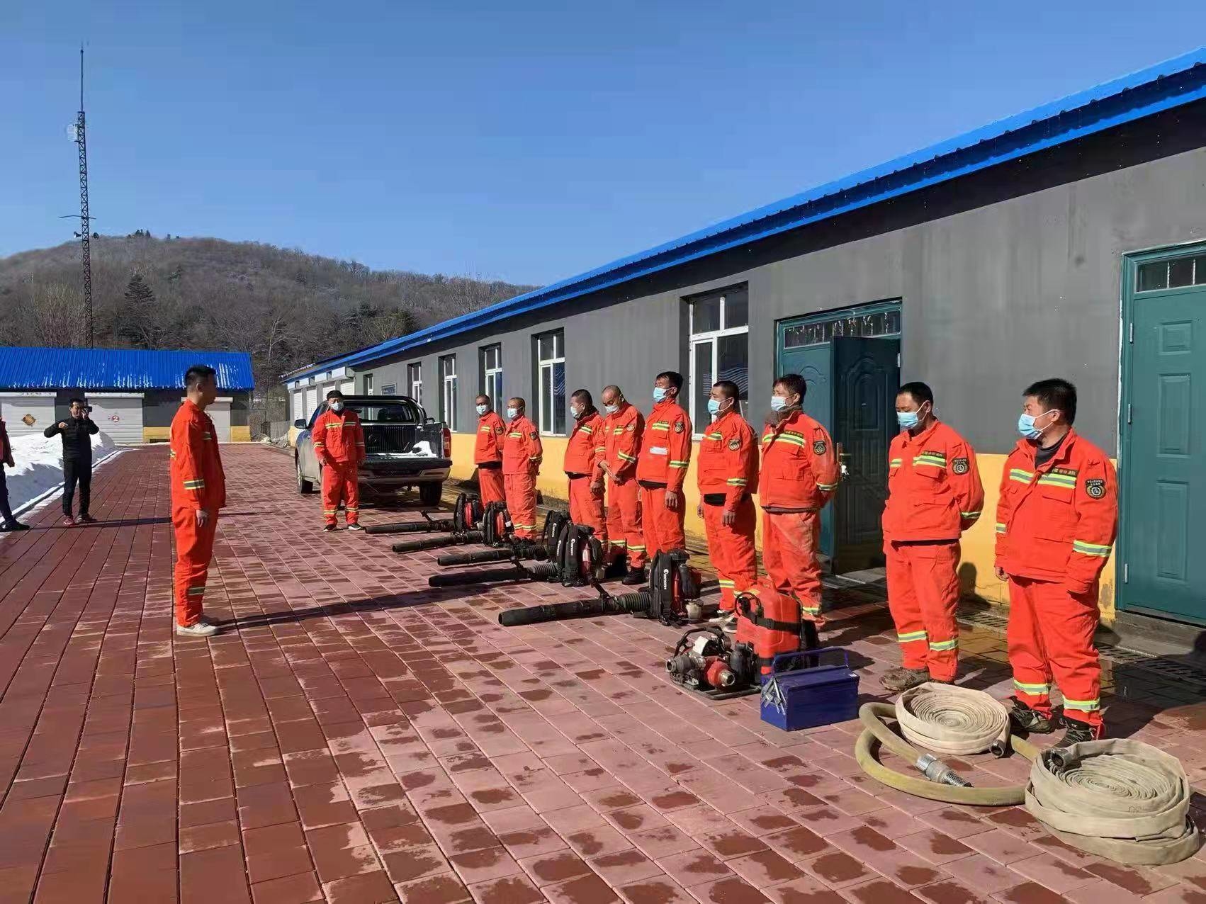 舒兰市青松林场：开展森林防火演练 提高火情处置能力