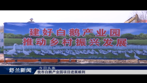 舒兰市白鹅产业园项目进展顺利