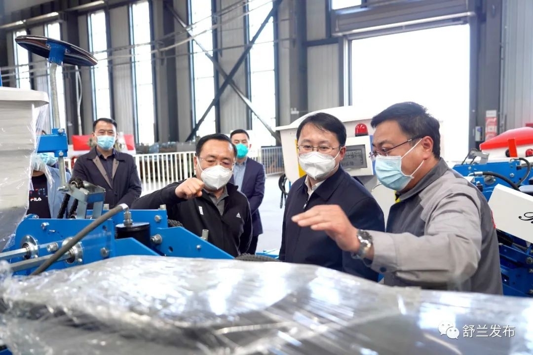 吉林市委常委、宣传部部长王卫东到舒兰市调研项目建设和疫情防控工作